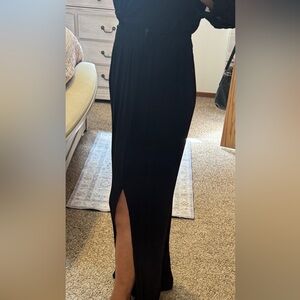 Elegant Black pants with Side Slits